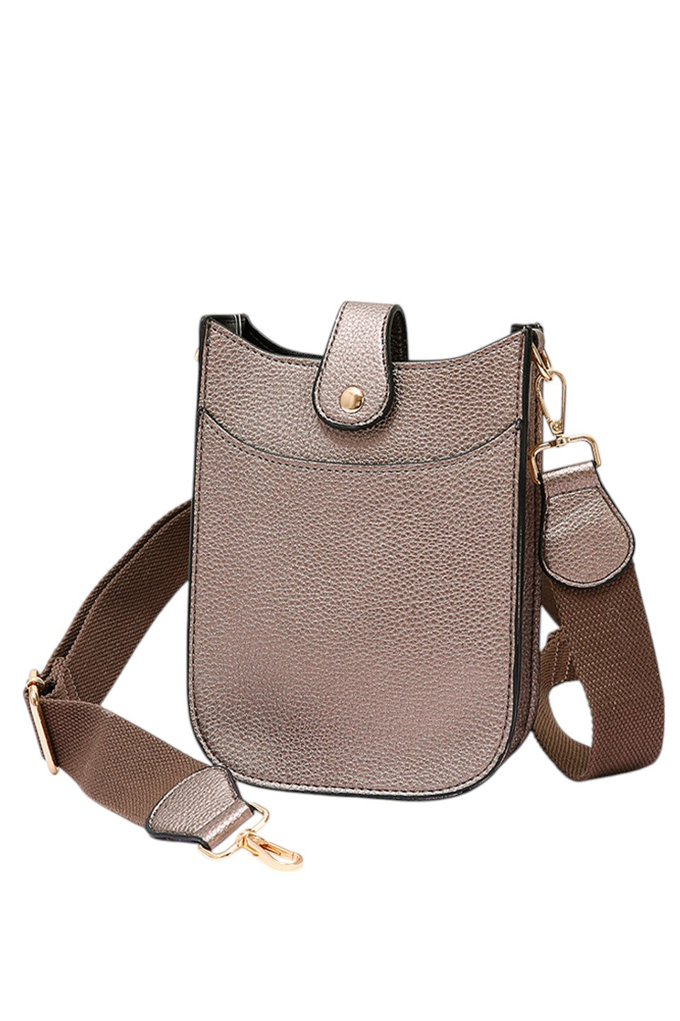 Mini PU Cellphone Cross Body Bag offers a sleek and practical solution for carrying your essentials. Crafted from durable PU leather, this design provides a lightweight yet sturdy protection that keeps your phone easily accessible. The adjustable crossbody strap ensures comfortable wear throughout the day, making it ideal for hands-free convenience during travel or daily errands. Its compact size fits most smartphones and small personal items, combining style with functionality for the modern user. 