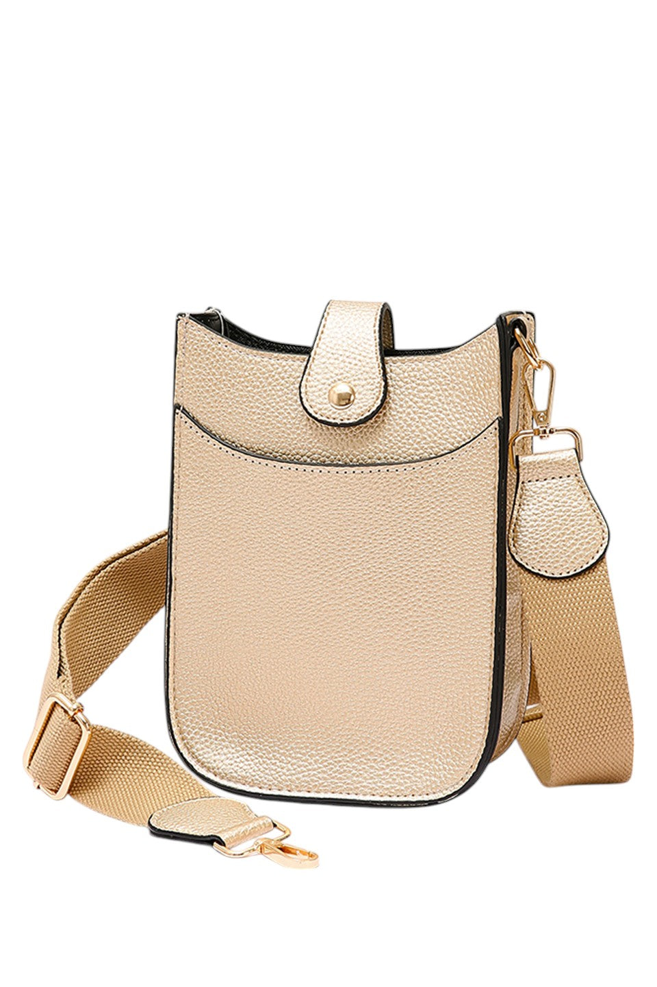Mini PU Cellphone Cross Body Bag offers a sleek and practical solution for carrying your essentials. Crafted from durable PU leather, this design provides a lightweight yet sturdy protection that keeps your phone easily accessible. The adjustable crossbody strap ensures comfortable wear throughout the day, making it ideal for hands-free convenience during travel or daily errands. Its compact size fits most smartphones and small personal items, combining style with functionality for the modern user. 