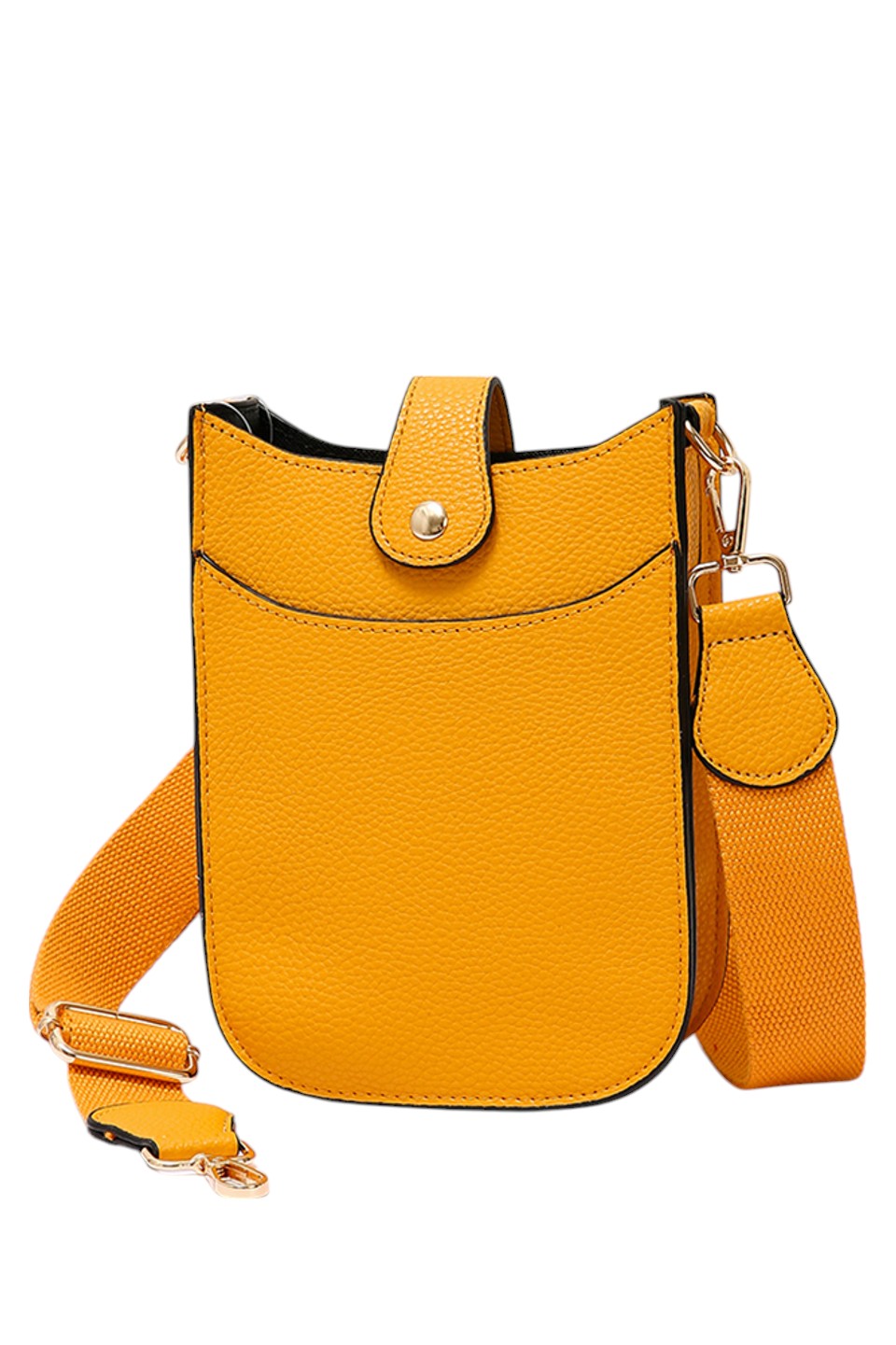 Mini PU Cellphone Cross Body Bag offers a sleek and practical solution for carrying your essentials. Crafted from durable PU leather, this design provides a lightweight yet sturdy protection that keeps your phone easily accessible. The adjustable crossbody strap ensures comfortable wear throughout the day, making it ideal for hands-free convenience during travel or daily errands. Its compact size fits most smartphones and small personal items, combining style with functionality for the modern user. 