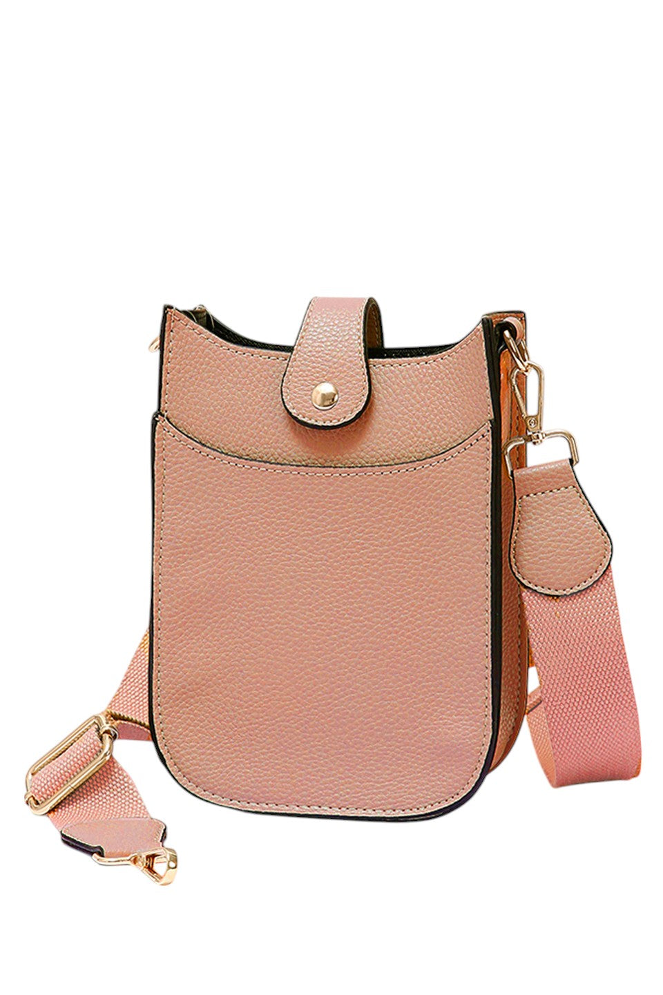 Mini PU Cellphone Cross Body Bag offers a sleek and practical solution for carrying your essentials. Crafted from durable PU leather, this design provides a lightweight yet sturdy protection that keeps your phone easily accessible. The adjustable crossbody strap ensures comfortable wear throughout the day, making it ideal for hands-free convenience during travel or daily errands. Its compact size fits most smartphones and small personal items, combining style with functionality for the modern user. 
