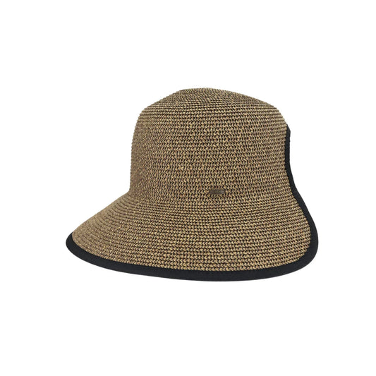 Black Open Back Adjustable Belt C.C Brim Hat offers a customizable fit with its adjustable belt design, ensuring comfort throughout the day. Its open back style promotes breathability, making it ideal for extended wear in various conditions. The structured brim provides reliable sun protection, combining functionality with a sleek, modern look. Perfect for those seeking both style and practicality in a versatile hat. 