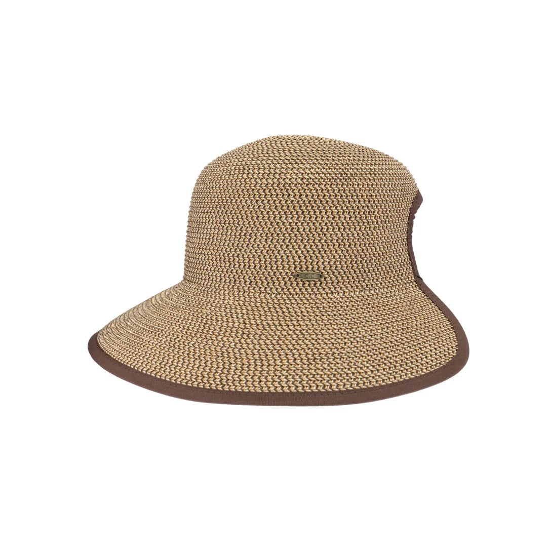 Brown Open Back Adjustable Belt C.C Brim Hat offers a customizable fit with its adjustable belt design, ensuring comfort throughout the day. Its open back style promotes breathability, making it ideal for extended wear in various conditions. The structured brim provides reliable sun protection, combining functionality with a sleek, modern look. Perfect for those seeking both style and practicality in a versatile hat. 