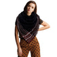 Plaid Liner Square Blanket Scarf Shawl - Scarves