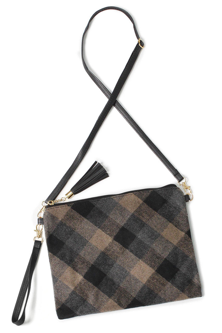 Plaid Pattern Crossbody Bag combines timeless style with practical design. Crafted with a classic plaid pattern, this bag offers a versatile accessory that complements various outfits. Its compact size and adjustable strap provide comfortable, hands-free carrying, ideal for daily use or travel. Durable materials ensure long-lasting wear, while the secure closure keeps your essentials safe. Perfect for those seeking a blend of fashion and functionality in a single accessory. 