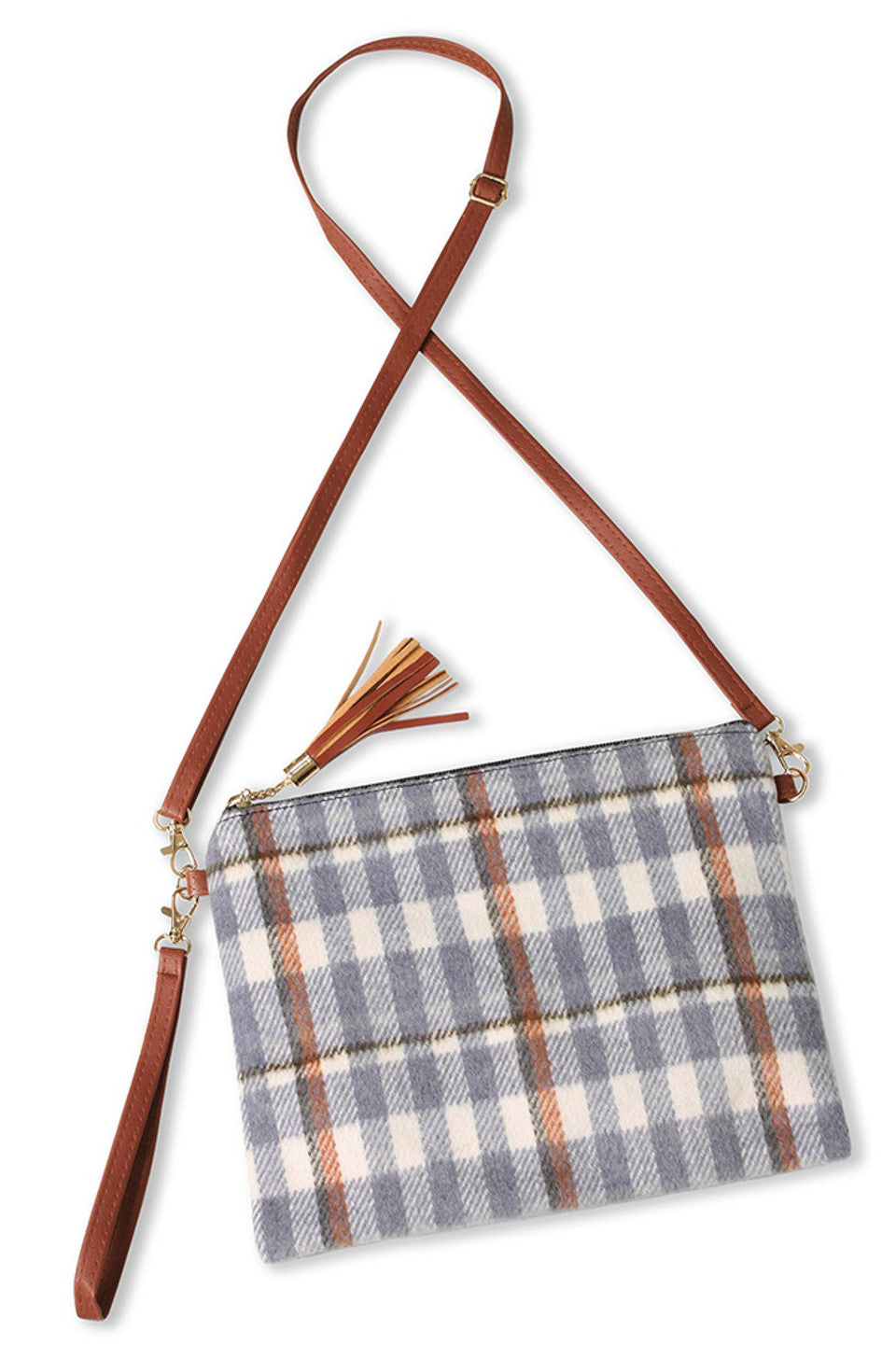 Plaid Pattern Crossbody Bag combines classic design with practical functionality. Featuring a distinctive plaid print, this bag offers a sophisticated look suitable for various occasions. Its compact size and adjustable strap provide ease of wear and mobility, while the secure closure keeps your essentials safe. Crafted with durable materials, it ensures longevity and everyday reliability, making it an essential accessory for those who value both style and convenience. 