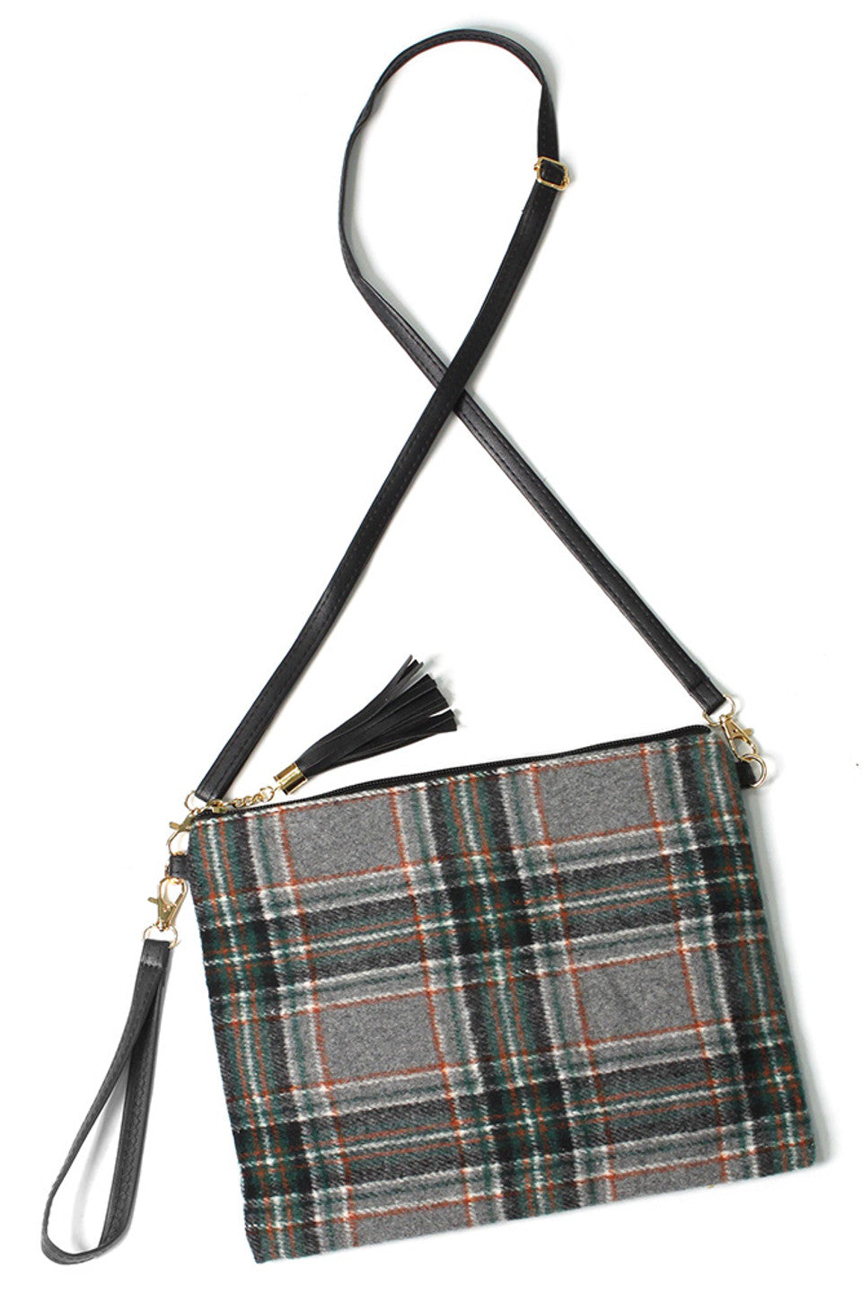Plaid Pattern Crossbody Bag combines classic style with practical design, featuring a timeless plaid print that complements any outfit. Its compact size and adjustable strap offer hands-free convenience, making it ideal for daily use or travel. Crafted for durability and ease, this bag provides secure storage for essentials while enhancing your look with a sophisticated touch.
