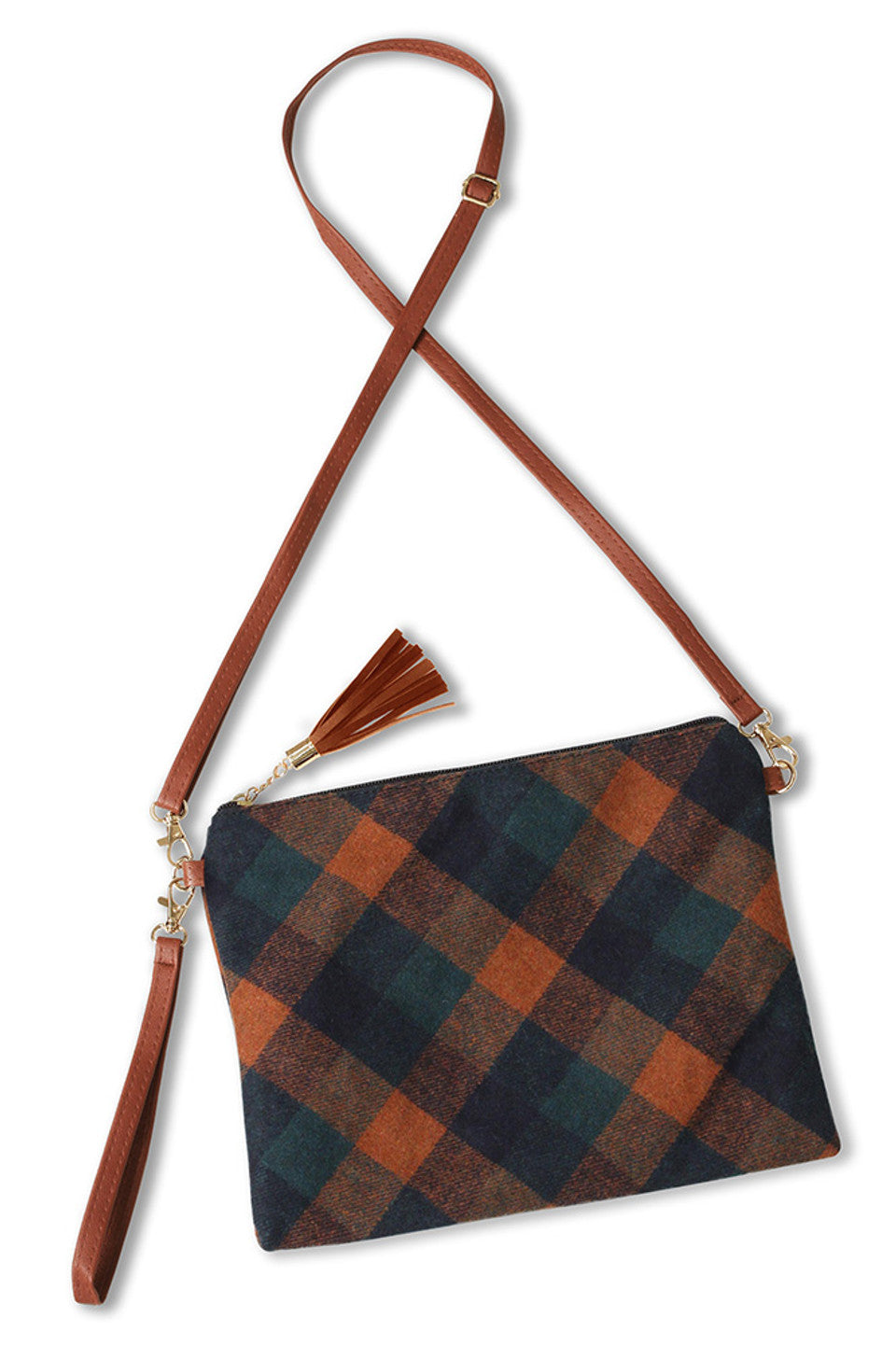 Plaid Pattern Crossbody Bag combines timeless style with practical design. Crafted with a classic plaid pattern, this bag offers a versatile accessory that complements various outfits. Its compact size and adjustable strap provide comfortable, hands-free carrying, ideal for daily use or travel. Durable materials ensure long-lasting wear, while the secure closure keeps your essentials safe. Perfect for those seeking a blend of fashion and functionality in a single accessory. 