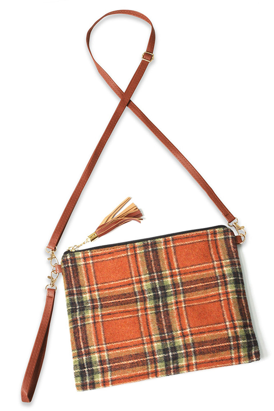 Plaid Pattern Crossbody Bag combines classic style with practical design, featuring a timeless plaid print that complements any outfit. Its compact size and adjustable strap offer hands-free convenience, making it ideal for daily use or travel. Crafted for durability and ease, this bag provides secure storage for essentials while enhancing your look with a sophisticated touch.
