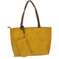 The Soft PU Vegan Leather 2 in-1 Tote Crossbody Handbag with Detachable Wristlet Coin Purse, Best Seller Tote, Handbag has plenty of room to fit all your items, available in a few colours. Handbag also comes with a removable insert bag that doubles as lining to the bag or can be removed and worn as a crossbody bag. This 2 in 1 tote bag is just what the boss lady needs