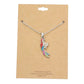 Silver Rhinestone Embellished Parrot Pendant Charm Rhinestone Necklace, ultra-chic Parrot pendant chain, the perfect balance of simplicity & edginess. Parrot pendant necklaces are fun, whimsical, perfectly lightweight for all-day wear, coordinate with any ensemble from business casual to everyday wear, Perfect Birthday Gift 