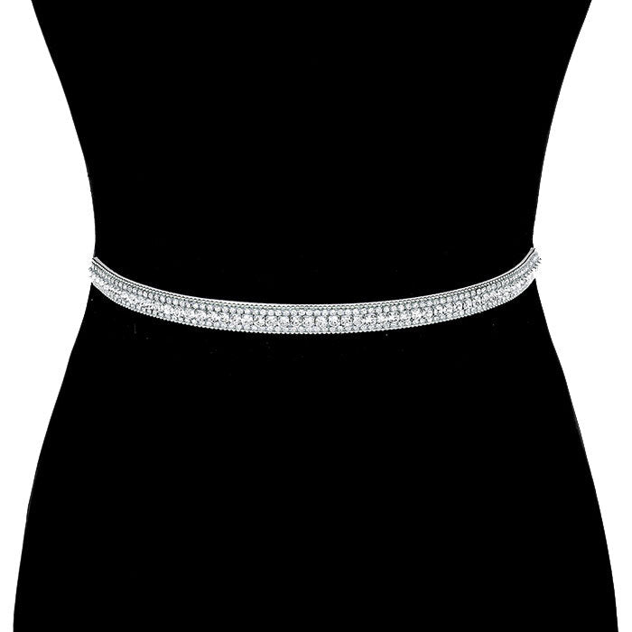Silver Felt Back Rhinestone Ribbon Sash Crystal Bridal Wedding Belt Headband Tie, timeless selection, sparkling rhinestone crystal Bridal Belt Sash, is exceptionally elegant, adding an exquisite detail to your wedding dress. Tie on your hair for a glamorous, beautiful headband elevating your hairdo on your super special day.