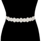 Silver White Felt Back Rhinestone Sash Ribbon Bridal Wedding Belt Headband. A timeless selection, this sparkling rhinestone, Bridal Belt, Rhinestone Belt, Bridal Belt Sash, Wedding Belt is exceptionally elegant, adding an exquisite detail to your wedding dress or tie it on your hair for a glamorous to any outfit.