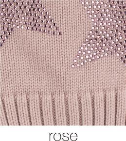 C.C Real Fur Pom With Rhinestones Hat