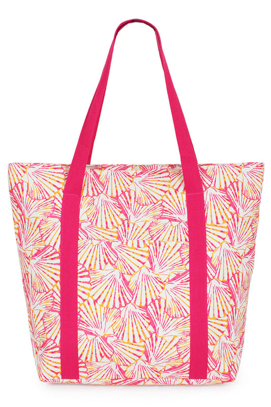 Pink Shell Pattern Print Tote Bag combines practical design with a stylish coastal motif. Crafted for durability and everyday use, this tote offers ample space for essentials while showcasing a refined shell pattern that adds a touch of elegance. Ideal for beach outings or casual errands, it balances functionality with a sophisticated aesthetic. 