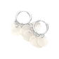 Our Mother of Pearl Link Silver Huggie Hoop Earrings showcase an intricate and eye-catching look. They are crafted from high-quality material, and each is set with a lustrous mother of pearl link that adds subtle elegance. The perfect accessory for any outfit! Perfect for Birthday Gift, Anniversary Gift, Christmas Gift