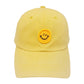 Ready for action in the sunshine, this Smile Accented Yellow Baseball Cap will keep you cool like a cucumber! Keep the sun off your face and your style on point with this sturdy and adjustable cotton cap! Get your sunny day swag on with this rockin' headgear! Perfect Birthday gift, Anniversary, Valentine's Day gift.