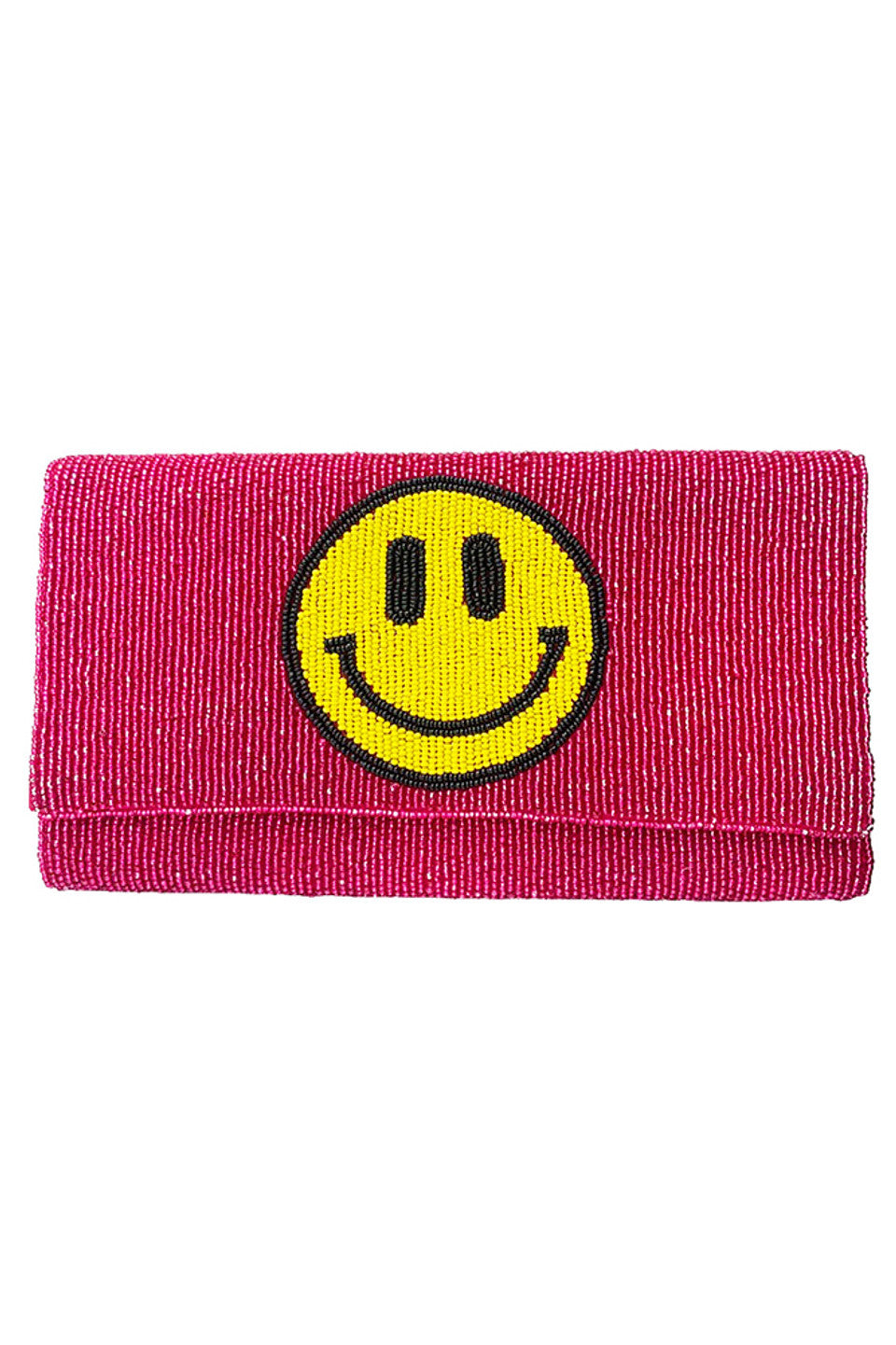 Smile Glass Beads Clutch combines expert craftsmanship with elegant design, featuring meticulously arranged glass beads that create a distinctive textured surface. Its compact size offers practical convenience for carrying essentials, while the secure closure ensures your belongings stay safe. Ideal for sophisticated occasions, this clutch adds a refined touch to any ensemble, showcasing both style and attention to detail. 