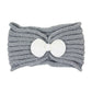Grey Soft Knit Accented Plush Bow Detailed Warm Winter Headband Ear Warmer, soft & fuzzy ear warmer headband will shield your ears from wintry cold weather ensures all day comfort, shimmery headband creates trendy look, toasty & fashionable. Perfect Gift Birthday, Holiday, Christmas, Stocking Stuffer, Anniversary, Loved One