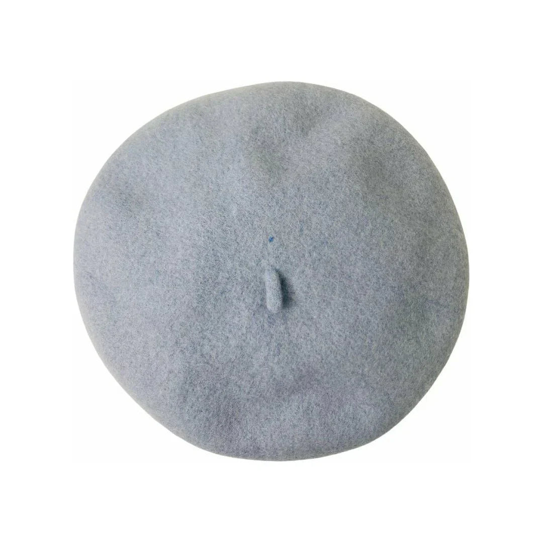 Ice Blue Solid Classic C.C Beret offers timeless style with a refined silhouette, crafted for durability and comfort. Its solid color design ensures versatile pairing with various outfits, making it an essential accessory for elevating your wardrobe. Expertly constructed, this beret provides a perfect fit and lasting wear, ideal for those seeking both fashion and function in a classic headwear piece. 