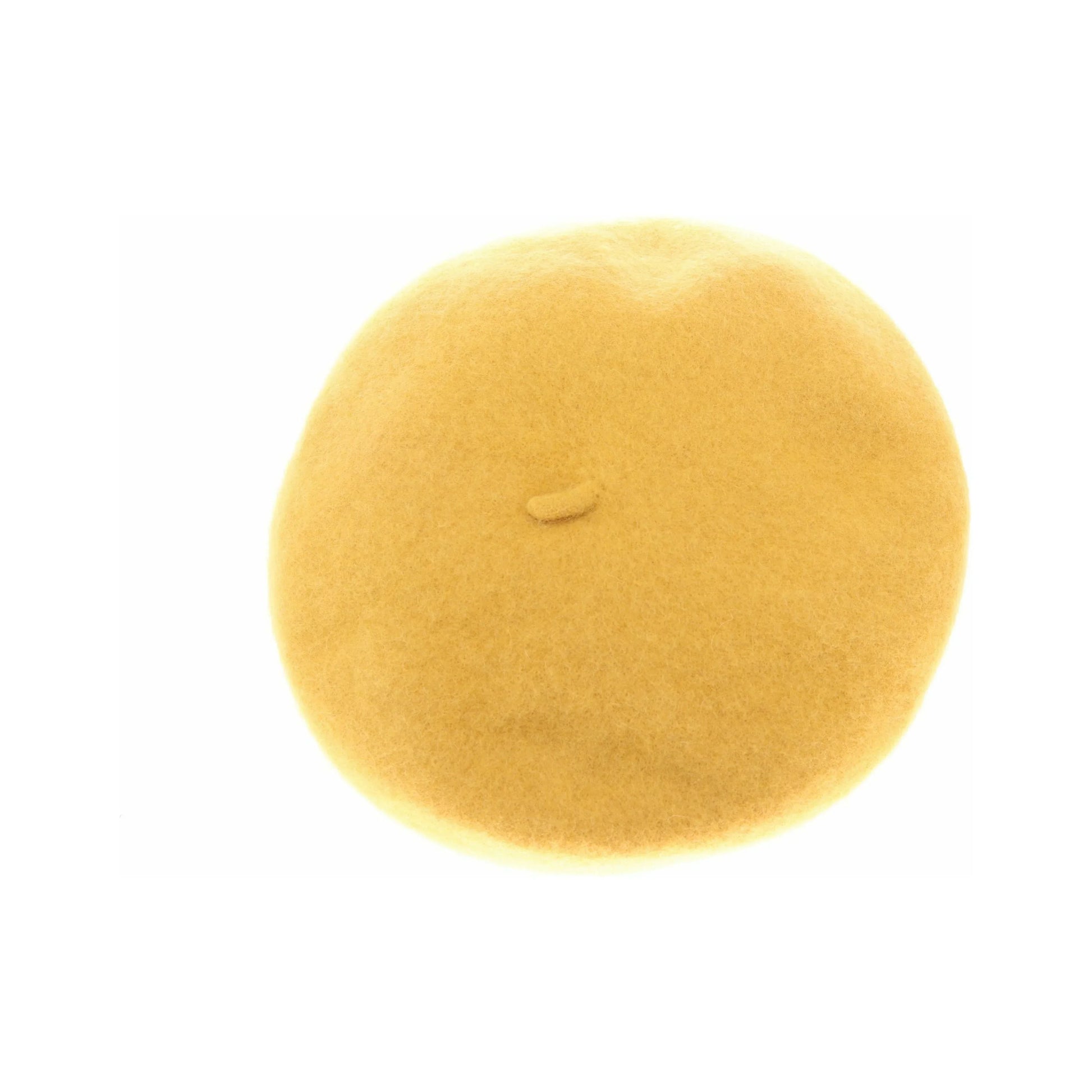 Mustard Solid Classic C.C Beret offers timeless style with a refined silhouette, crafted for durability and comfort. Its solid color design ensures versatile pairing with various outfits, making it an essential accessory for elevating your wardrobe. Expertly constructed, this beret provides a perfect fit and lasting wear, ideal for those seeking both fashion and function in a classic headwear piece. 