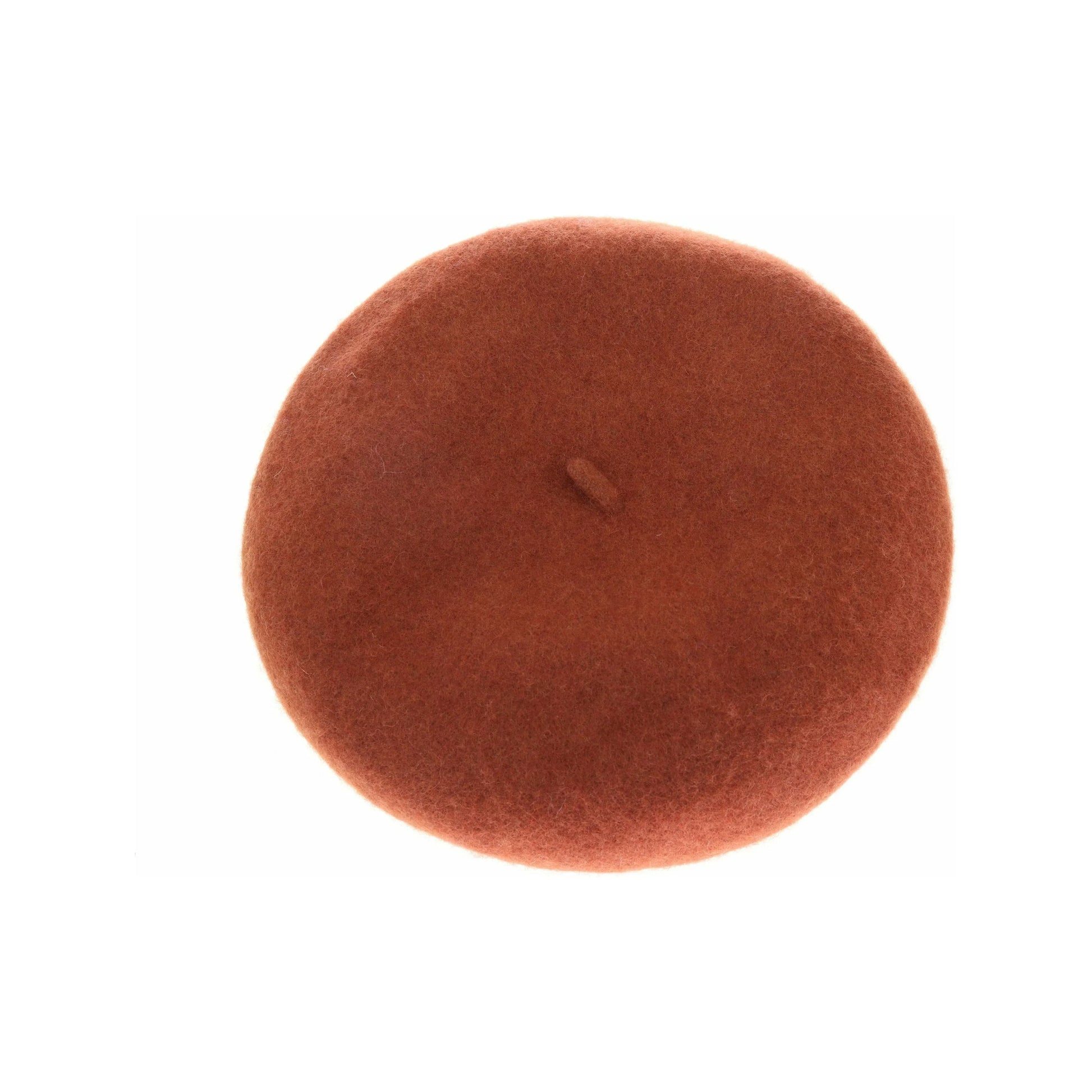Rust Solid Classic C.C Beret offers timeless style with a refined silhouette, crafted for durability and comfort. Its solid color design ensures versatile pairing with various outfits, making it an essential accessory for elevating your wardrobe. Expertly constructed, this beret provides a perfect fit and lasting wear, ideal for those seeking both fashion and function in a classic headwear piece. 