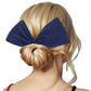Navy Solid Color Deft Bun Maker Hair Band. Deft Bun Maker Hair Band making you feel extra glamorous. Push back your hair with this pretty Bun Maker Hair Band, add a pop of color to any plain outfit! Be ready to receive compliments. Be the ultimate trendsetter wearing this chic headband with all your stylish outfits!