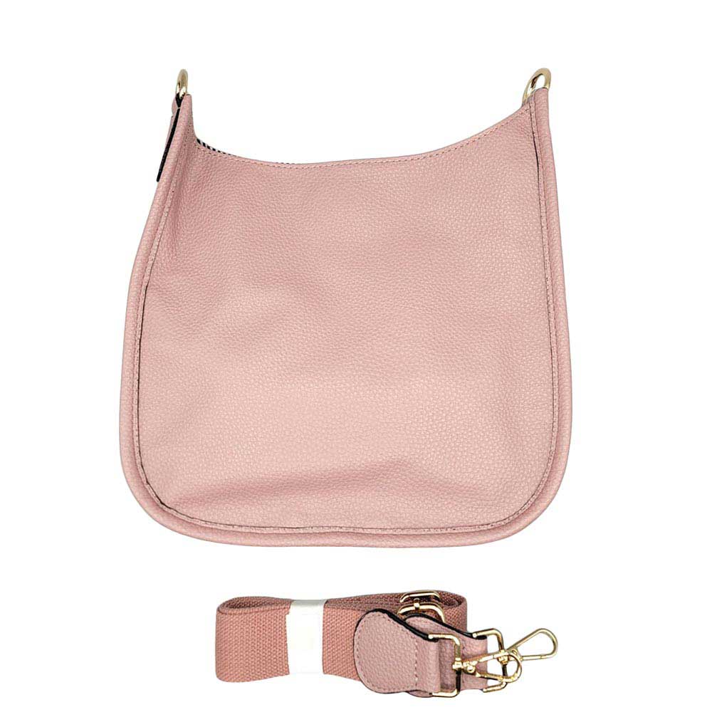 Pink Solid Colored Faux Leather Detailed Adjustable Crossbody Tote Handbag, Best Seller Tote, Handbag has plenty of room to fit all your items, available in a few colors. This handbag also comes with two inside slip pockets and one inside zipper pocket; it can also be worn as a crossbody bag. This 2 in 1 tote bag is just what the boss lady needs! 