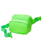 Solid Double Zipper Fanny Pack offers practical organization with two separate compartments, allowing you to store essentials while keeping them easily accessible and secure. Its durable construction ensures long-lasting use, making it ideal for travel, outdoor activities, or daily errands. The adjustable strap provides a comfortable fit, combining convenience and functionality in a sleek, minimalist design.