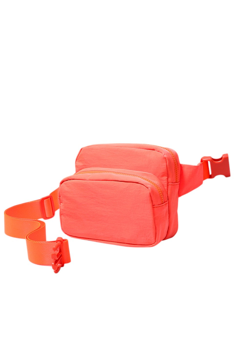 Solid Double Zipper Fanny Pack offers practical organization with two separate compartments, allowing you to store essentials while keeping them easily accessible and secure. Its durable construction ensures long-lasting use, making it ideal for travel, outdoor activities, or daily errands. The adjustable strap provides a comfortable fit, combining convenience and functionality in a sleek, minimalist design.