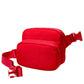 Solid Double Zipper Fanny Pack offers practical organization with two separate compartments, allowing you to store essentials while keeping them easily accessible and secure. Its durable construction ensures long-lasting use, making it ideal for travel, outdoor activities, or daily errands. The adjustable strap provides a comfortable fit, combining convenience and functionality in a sleek, minimalist design.