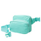 Solid Double Zipper Fanny Pack offers practical organization with two separate compartments, allowing you to store essentials while keeping them easily accessible and secure. Its durable construction ensures long-lasting use, making it ideal for travel, outdoor activities, or daily errands. The adjustable strap provides a comfortable fit, combining convenience and functionality in a sleek, minimalist design.
