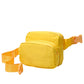 Solid Double Zipper Fanny Pack offers practical organization with two separate compartments, allowing you to store essentials while keeping them easily accessible and secure. Its durable construction ensures long-lasting use, making it ideal for travel, outdoor activities, or daily errands. The adjustable strap provides a comfortable fit, combining convenience and functionality in a sleek, minimalist design.