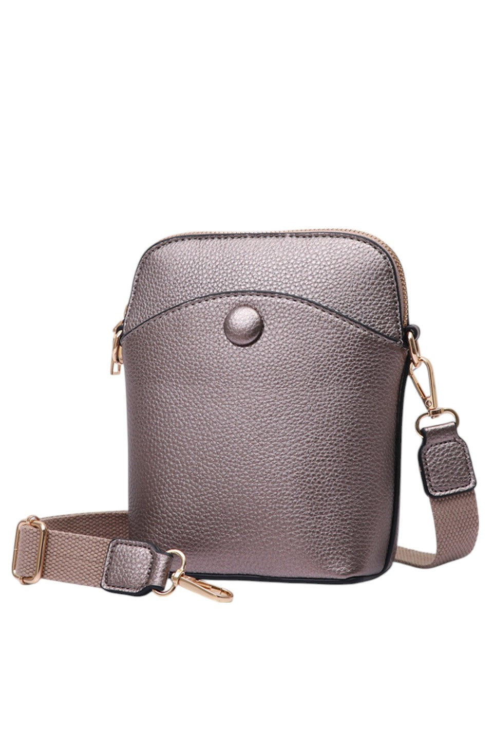 Solid PU Mini Crossbody Bag combines durability with a sleek design, crafted from high-quality polyurethane for a lightweight yet sturdy feel. Its compact size offers convenient hands-free carrying, ideal for daily essentials. The adjustable strap ensures a customized fit, making it perfect for on-the-go use without compromising style or functionality. 