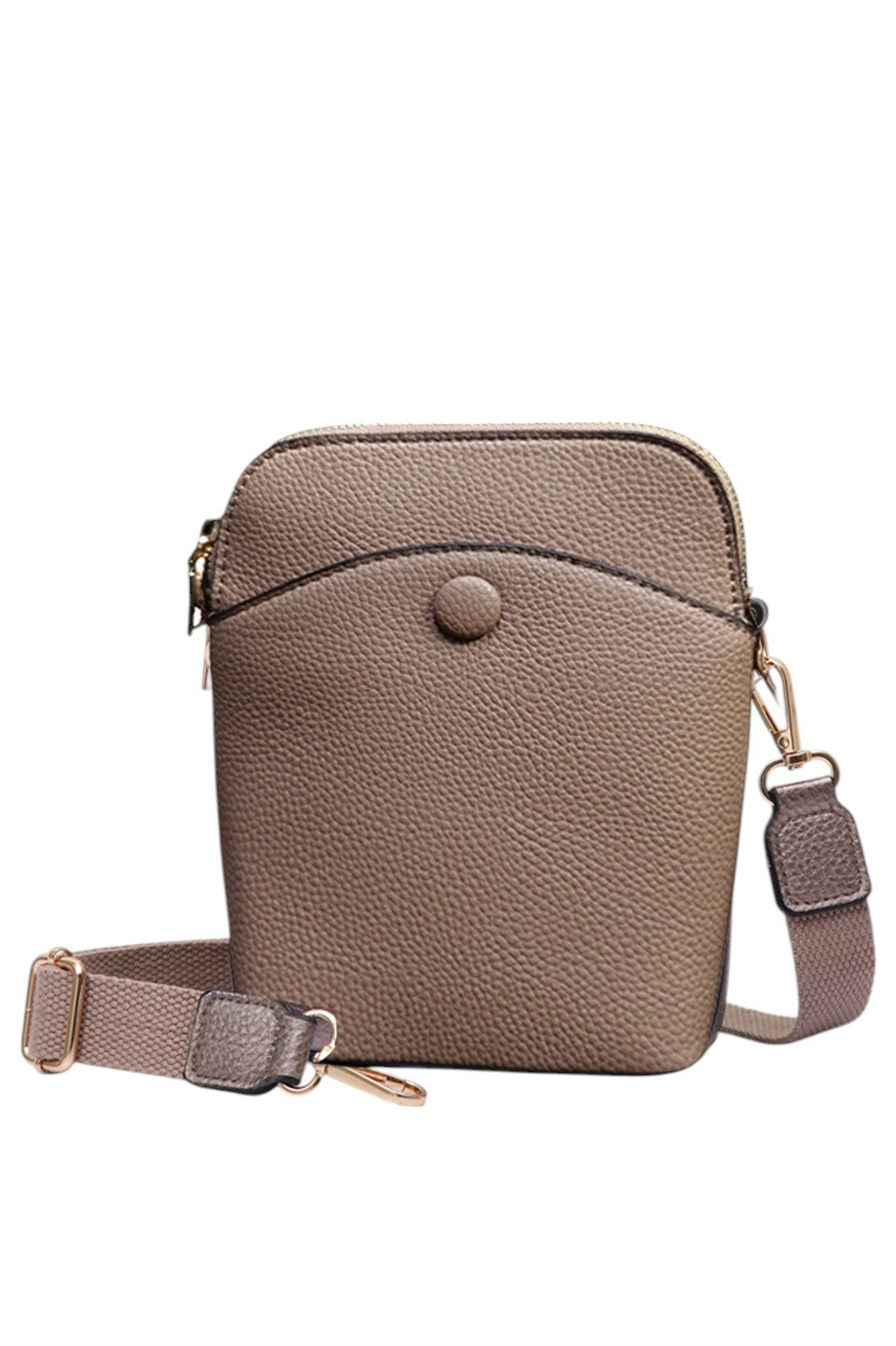 Solid PU Mini Crossbody Bag combines durability with a sleek design, crafted from high-quality polyurethane for a lightweight yet sturdy feel. Its compact size offers convenient hands-free carrying, ideal for daily essentials. The adjustable strap ensures a customized fit, making it perfect for on-the-go use without compromising style or functionality. 