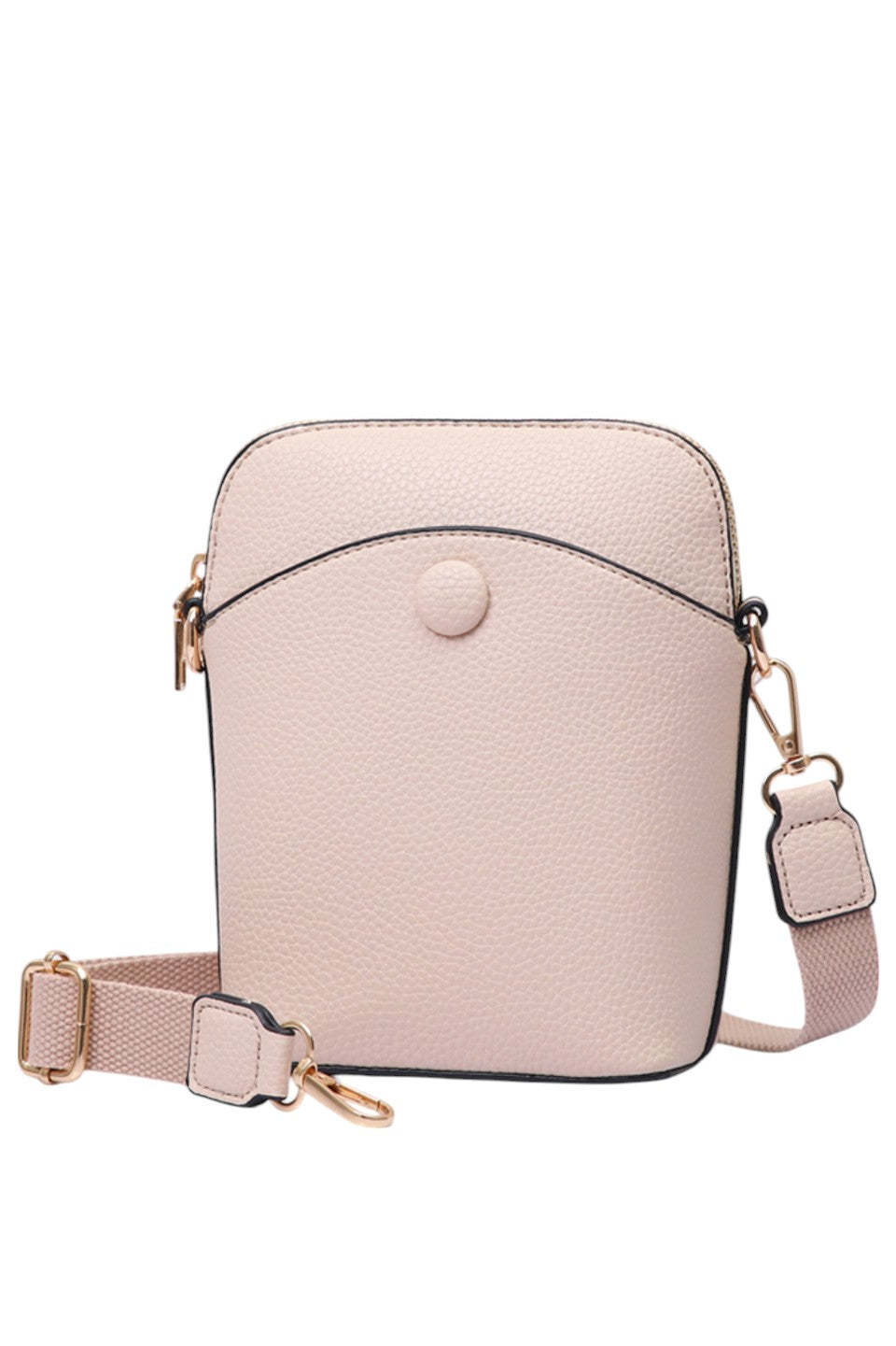 Solid PU Mini Crossbody Bag combines durability with a sleek design, crafted from high-quality polyurethane for a lightweight yet sturdy feel. Its compact size offers convenient hands-free carrying, ideal for daily essentials. The adjustable strap ensures a customized fit, making it perfect for on-the-go use without compromising style or functionality. 