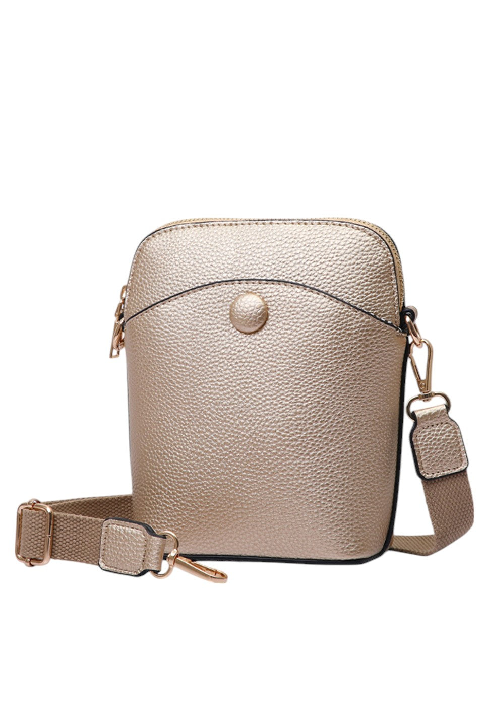 Solid PU Mini Crossbody Bag combines durability with a sleek design, crafted from high-quality polyurethane for a lightweight yet sturdy feel. Its compact size offers convenient hands-free carrying, ideal for daily essentials. The adjustable strap ensures a customized fit, making it perfect for on-the-go use without compromising style or functionality. 
