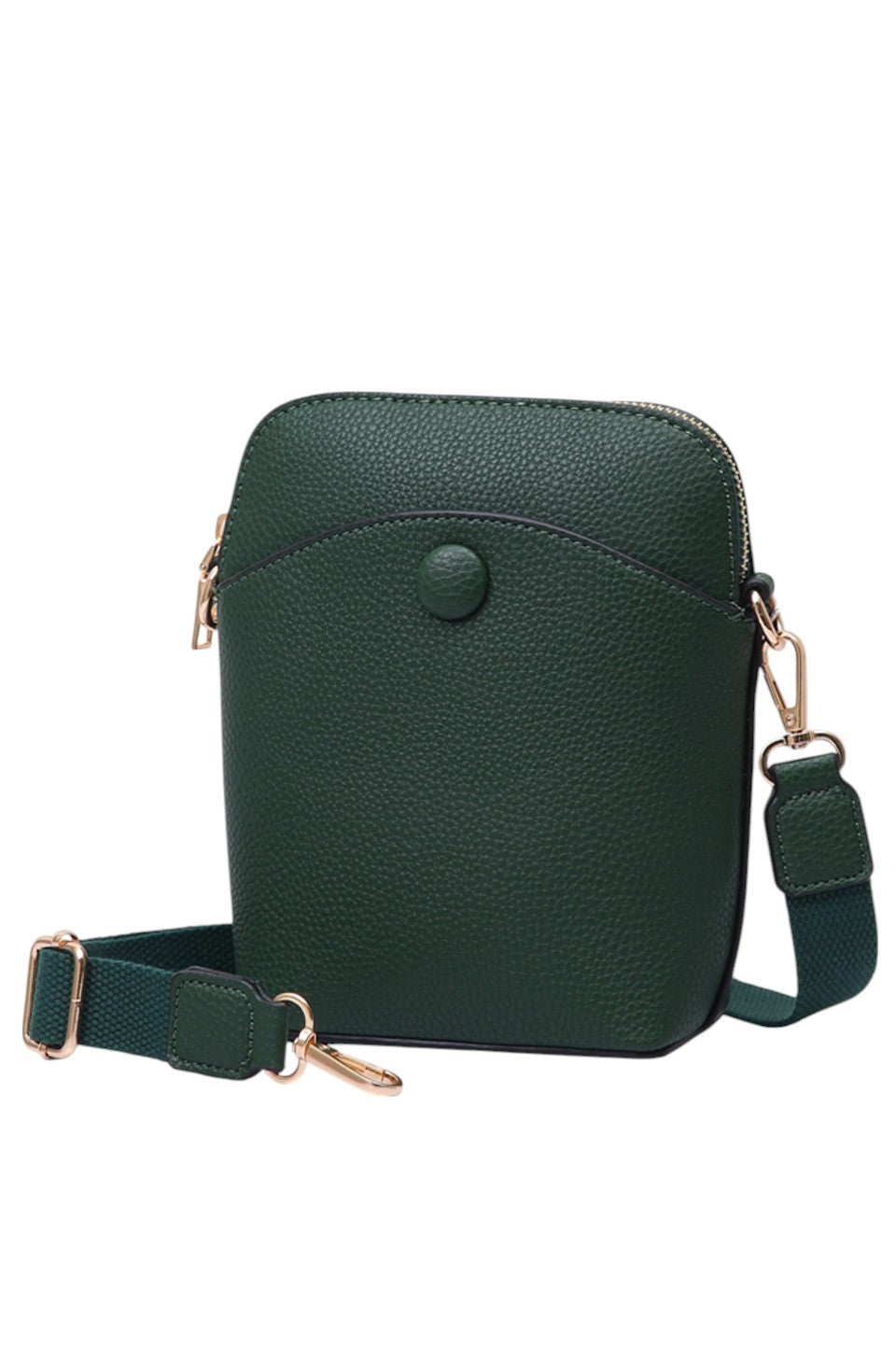 Solid PU Mini Crossbody Bag combines durability with a sleek design, crafted from high-quality polyurethane for a lightweight yet sturdy feel. Its compact size offers convenient hands-free carrying, ideal for daily essentials. The adjustable strap ensures a customized fit, making it perfect for on-the-go use without compromising style or functionality. 