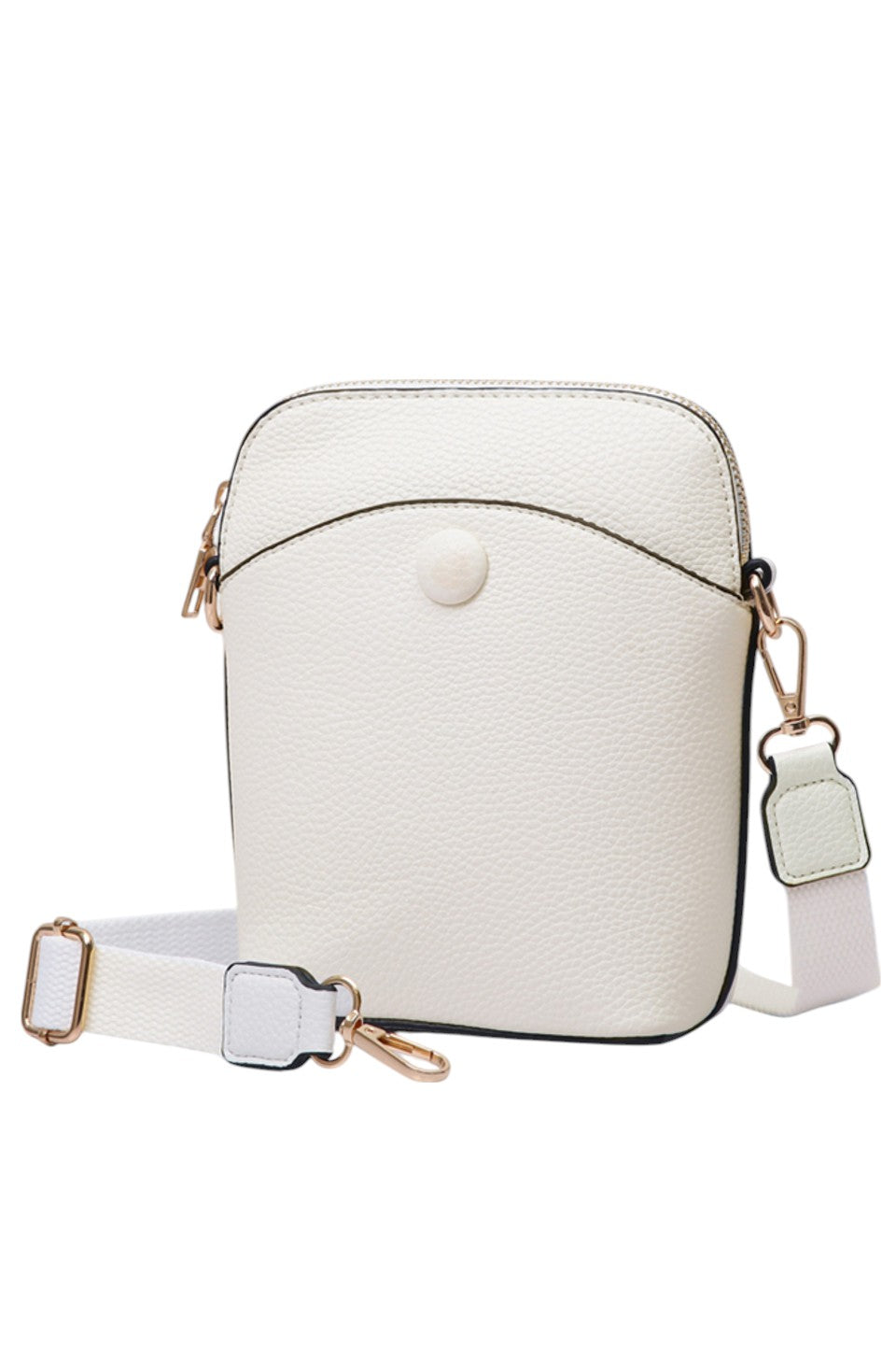 Solid PU Mini Crossbody Bag combines durability with a sleek design, crafted from high-quality polyurethane for a lightweight yet sturdy feel. Its compact size offers convenient hands-free carrying, ideal for daily essentials. The adjustable strap ensures a customized fit, making it perfect for on-the-go use without compromising style or functionality. 