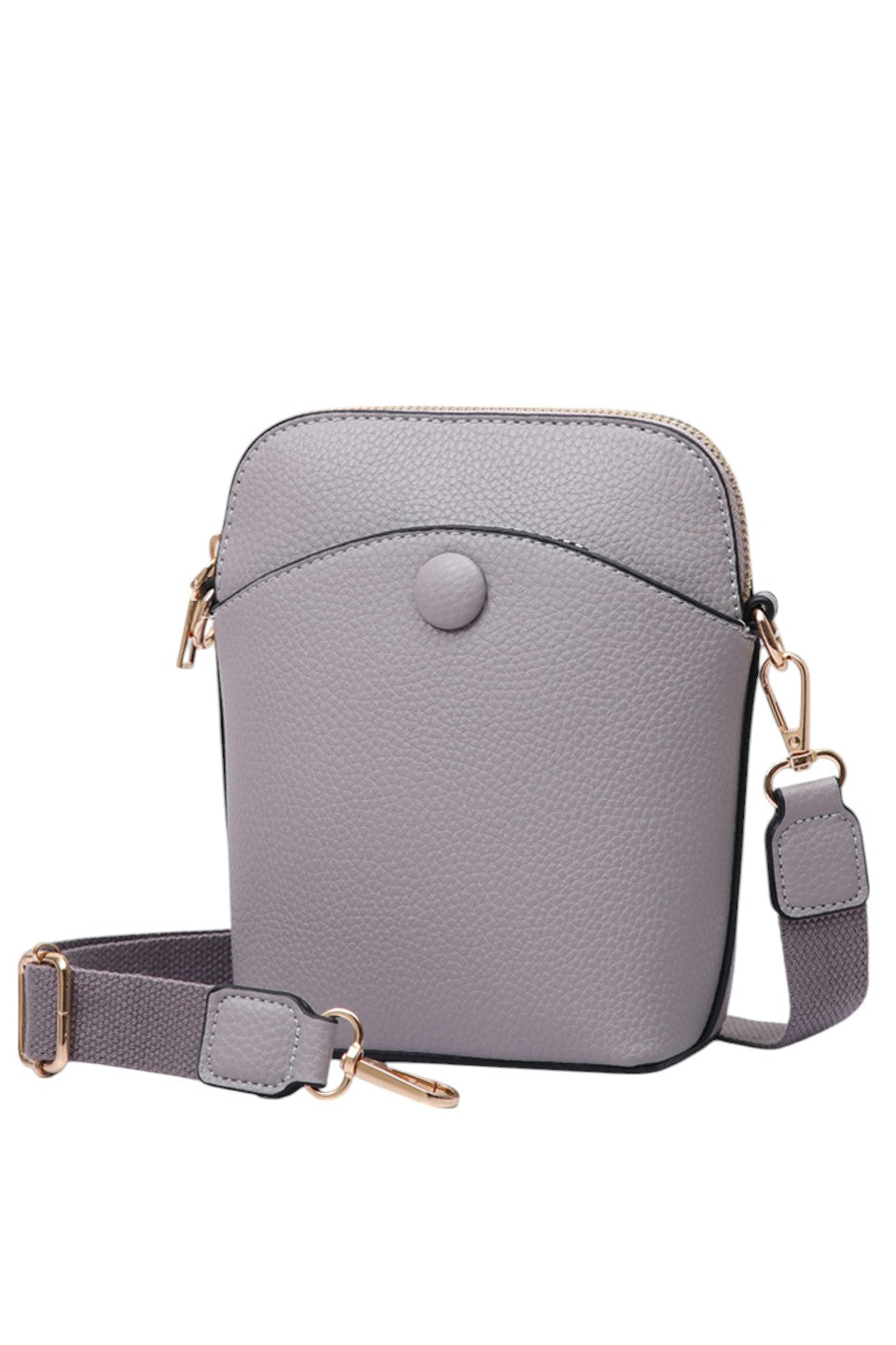 Solid PU Mini Crossbody Bag combines durability with a sleek design, crafted from high-quality polyurethane for a lightweight yet sturdy feel. Its compact size offers convenient hands-free carrying, ideal for daily essentials. The adjustable strap ensures a customized fit, making it perfect for on-the-go use without compromising style or functionality. 