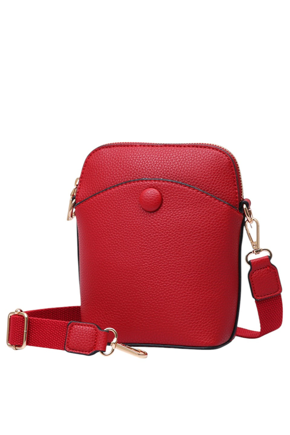 Solid PU Mini Crossbody Bag combines durability with a sleek design, crafted from high-quality polyurethane for a lightweight yet sturdy feel. Its compact size offers convenient hands-free carrying, ideal for daily essentials. The adjustable strap ensures a customized fit, making it perfect for on-the-go use without compromising style or functionality. 