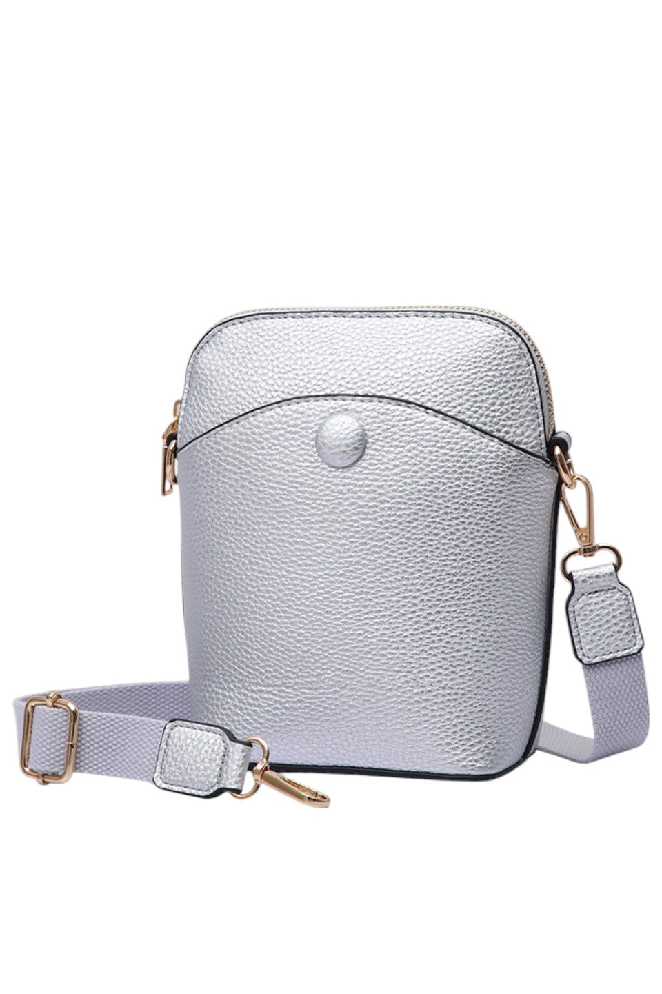 Solid PU Mini Crossbody Bag combines durability with a sleek design, crafted from high-quality polyurethane for a lightweight yet sturdy feel. Its compact size offers convenient hands-free carrying, ideal for daily essentials. The adjustable strap ensures a customized fit, making it perfect for on-the-go use without compromising style or functionality. 