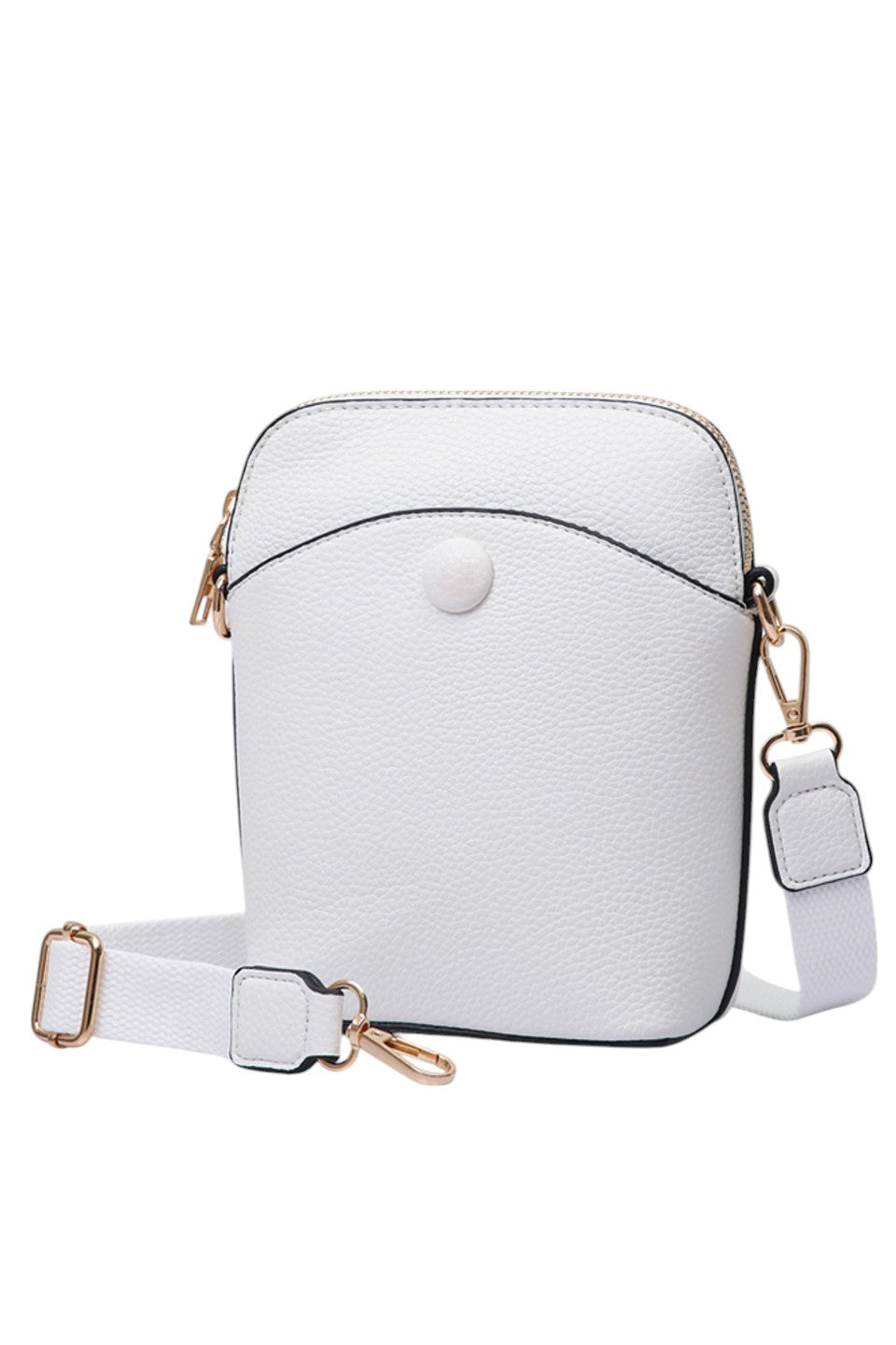 Solid PU Mini Crossbody Bag combines durability with a sleek design, crafted from high-quality polyurethane for a lightweight yet sturdy feel. Its compact size offers convenient hands-free carrying, ideal for daily essentials. The adjustable strap ensures a customized fit, making it perfect for on-the-go use without compromising style or functionality. 