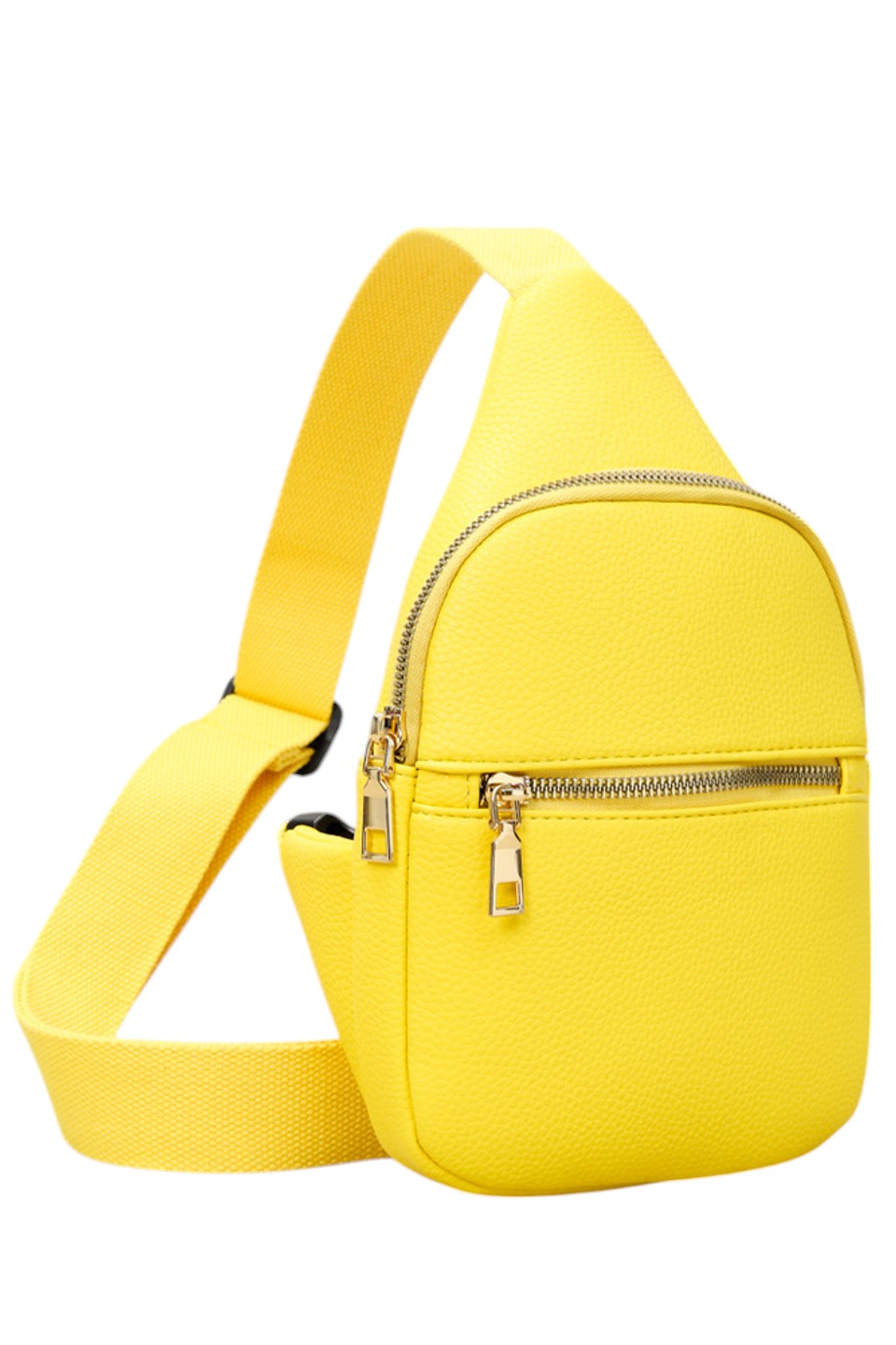 Solid PU Sling Bag combines durability with sleek design, crafted from high-quality polyurethane for a lightweight yet sturdy feel. Its compact size and adjustable strap offer comfortable, hands-free carrying, making it ideal for daily use or travel. The bag’s minimalist style ensures versatility, complementing various outfits while securely holding essentials. Perfect for those seeking a practical and stylish accessory with expert craftsmanship.