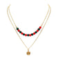 Green Red Shamballa Ball Christmas Gift Bow Necklace Cute Christmas Bow Necklace, perfect for the festive season, embrace the Christmas spirit with these dainty enamel charm necklace, share the joy of the season, it's bound to cause a smile or two. Perfect Gift December Birthdays, Christmas, Stocking Stuffers, Secret Santa, BFF