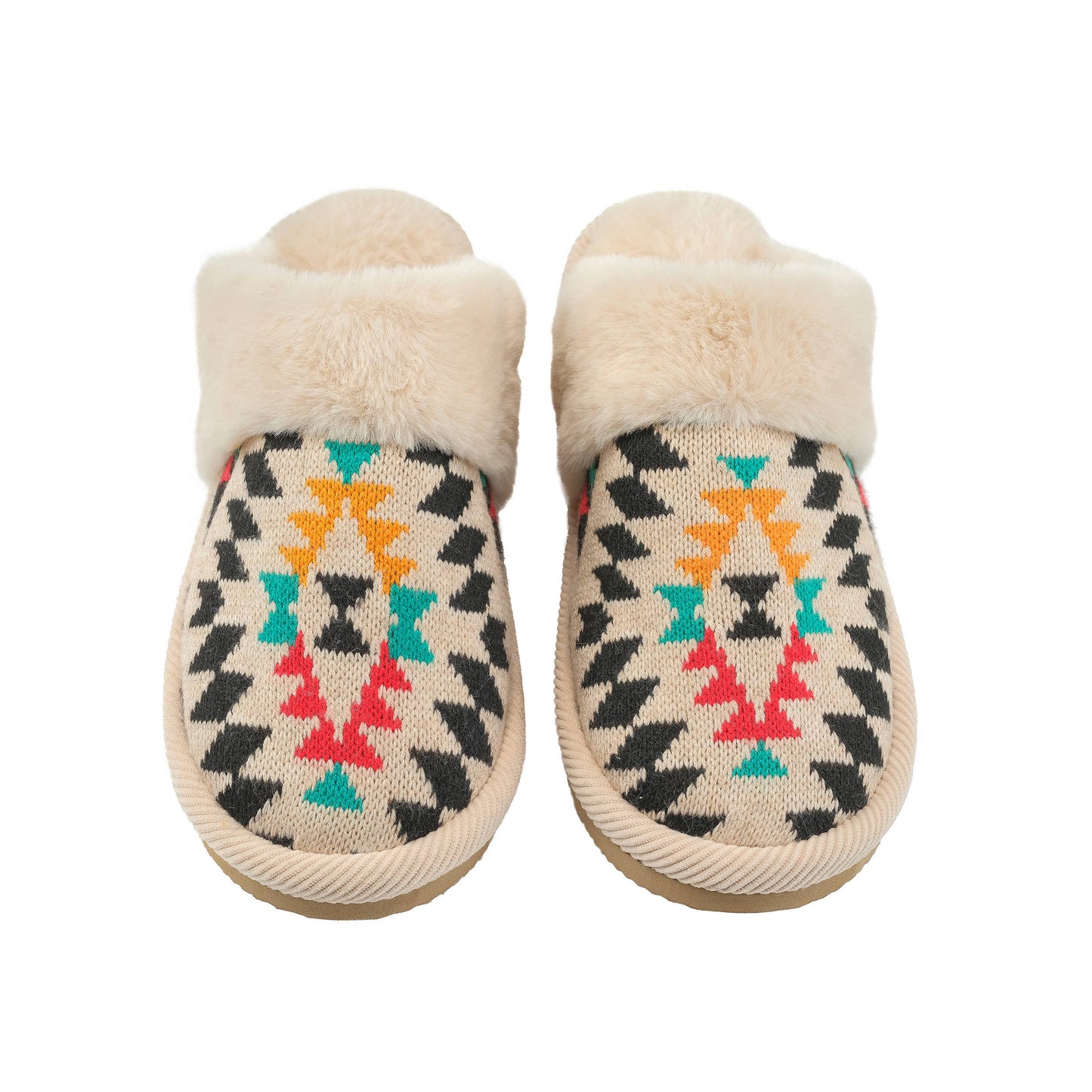 C.C Aztec Pattern Slippers