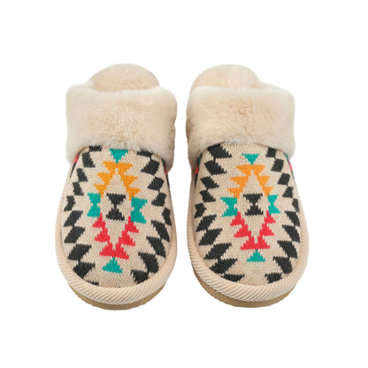 C.C Aztec Pattern Slippers