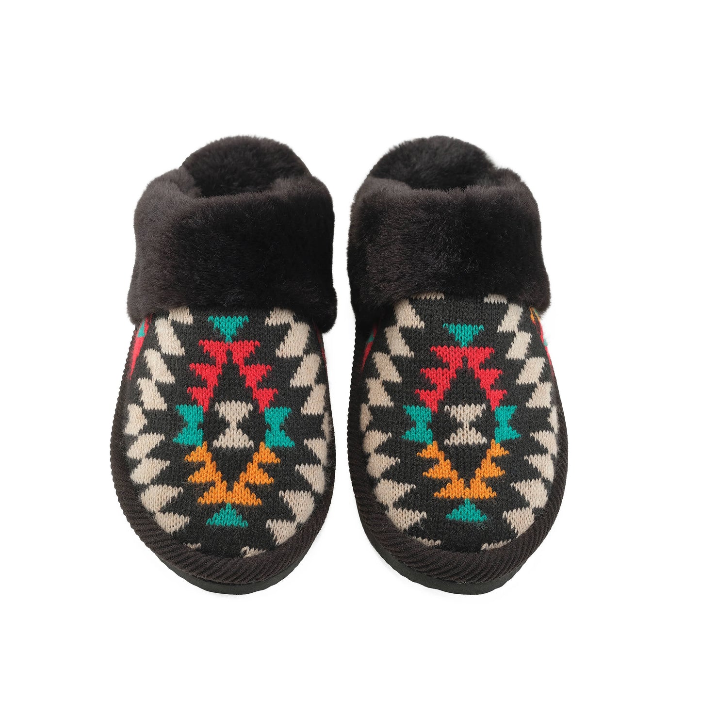 C.C Aztec Pattern Slippers