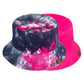 C.C Cotton Reversible Tie Dyed Bucket Hat 100% Cotton