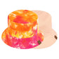 C.C Cotton Reversible Tie Dyed Bucket Hat 100% Cotton