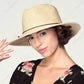 C.C Paper Straw Panama Hat With Faux Leather String 80% Paper 20% Polyester